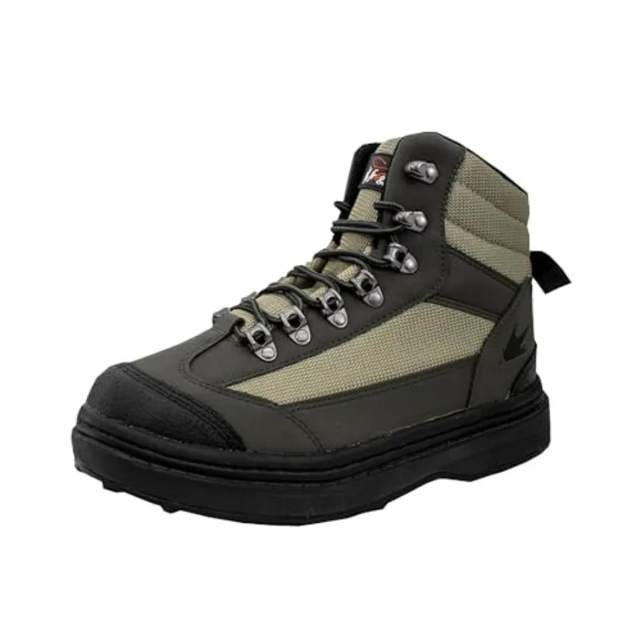 Men's Hellbender Waterproof Fishing Wading Boot for Fishing in Felt or Cleated Felt 10