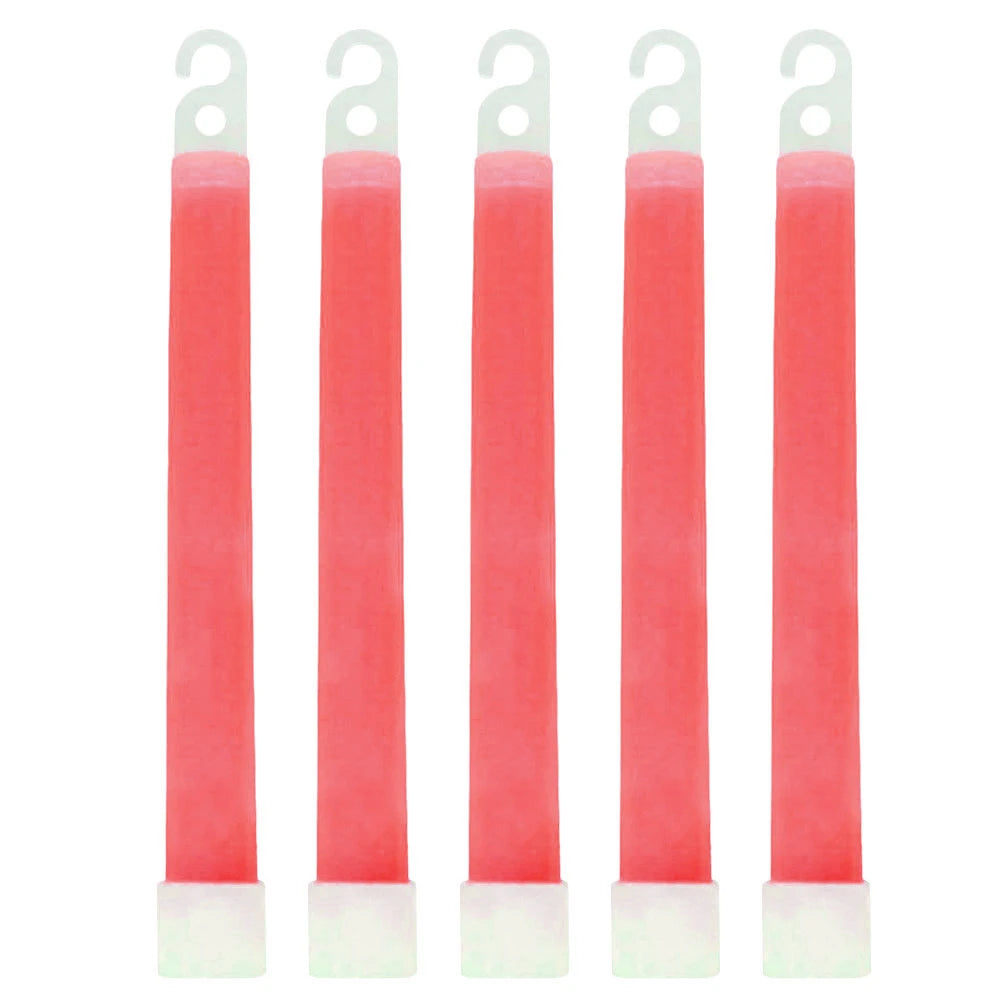 5pcs 6 Inch Outdoor Emergency Glow Sticks Waterproof  Hiking Camping Equipment Concert Party Light Stick