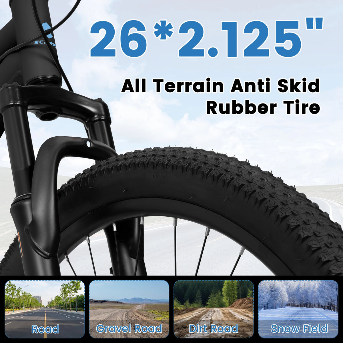 24/26 Inch Mountain Bike Full Suspension, 21 Speed Mountain Bicycle with Steel Frame and Double Disc Brakes, MTB Bike for Kids, Teenagers Adult Men Women