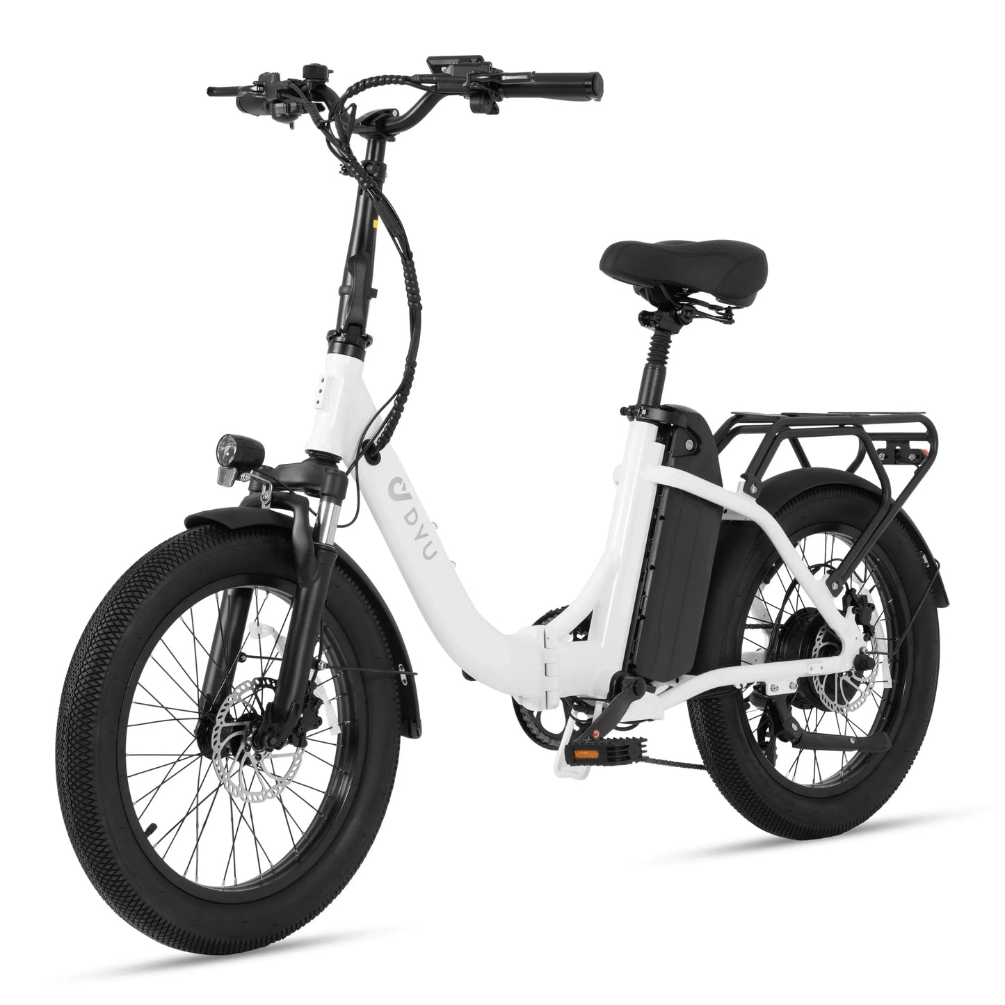 DYU C9 Adult Electric Bicycle, 20 Fat Tire Electric Bike electric bike  48V 15.6AH E-bike, 250W motor city ebike