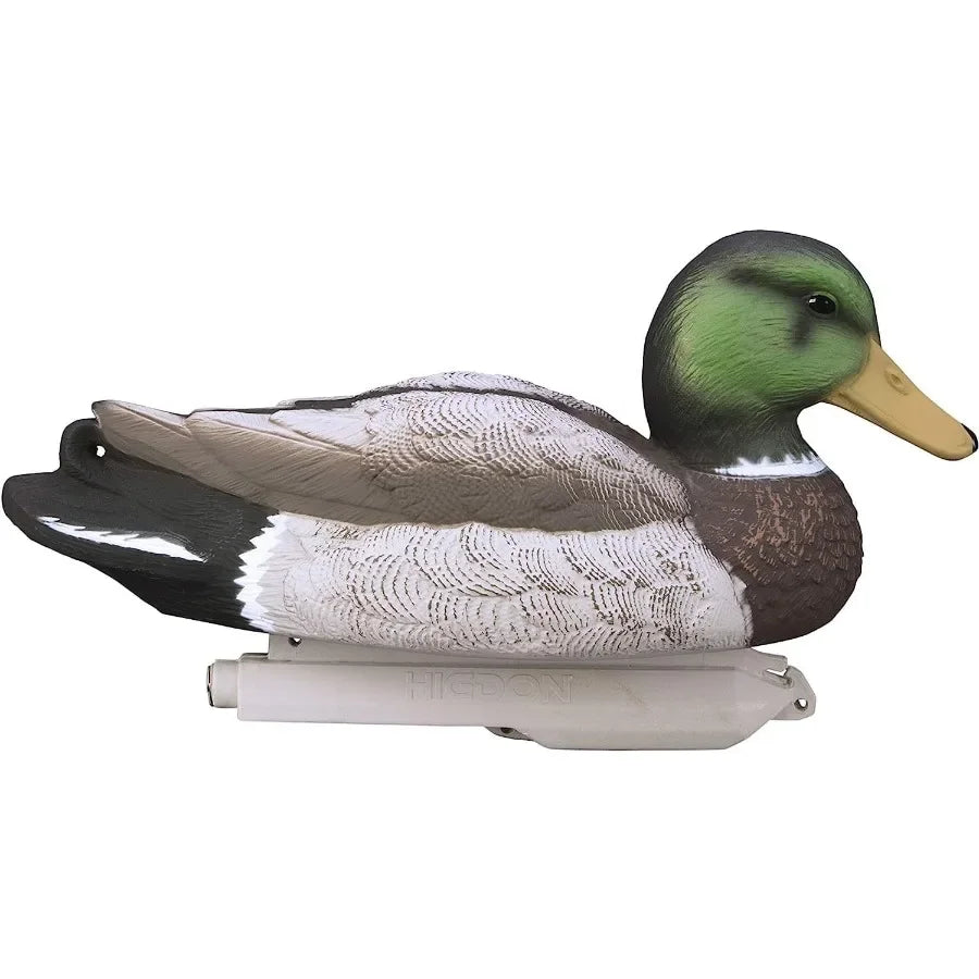 Higdon Outdoors Standard Mallard Duck Decoys Ultra Realistic Drake and Hen Decoys for Waterfowl Hunting Foam-Filled and Non-Foa