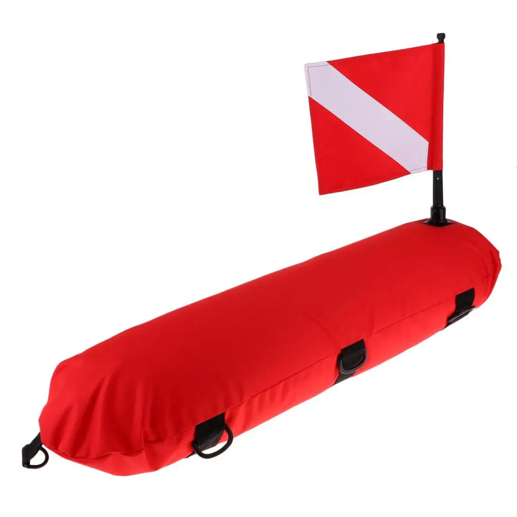 Safe Inflatable Scuba Diving Float Buoy & Dive Flag for Diver Down