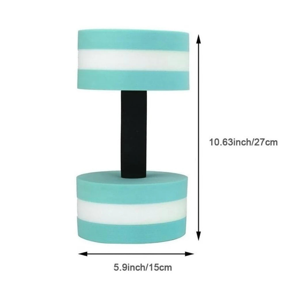 2x Fitness Gym Equipment Accessories Water Aerobics Dumbbell Aquatic Barbell Aqua Fitness Pool Swimming Exercise