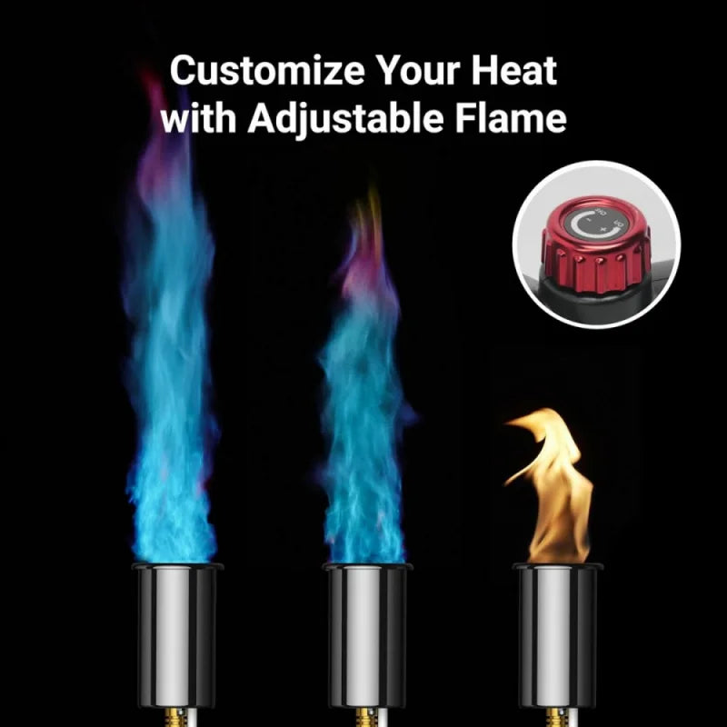 Portable Kitchen Torch, Multi Purpose Gas Torch Lighter, Metal Jet, For Pastry & Steak Cooking, Outdoor & Barbecue Fire Starter