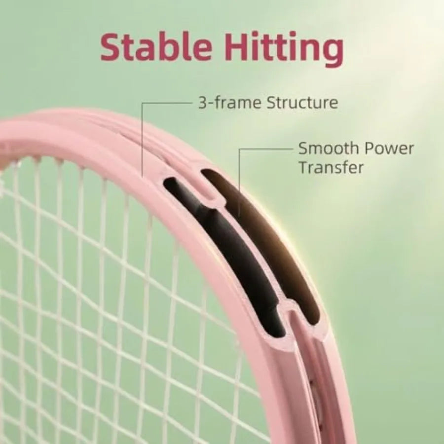 Recreational Adult Tennis Rackets-27 inch Tennis Racquet for Men and Women College Students Beginner Tennis Racket