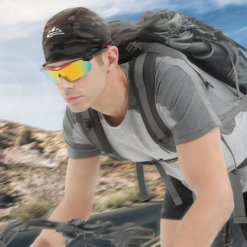 Bike Helmet Liner Cap – Moisture-Wicking Skull Cap for Cycling, MTB & Running, Keeps Hair Dry Under Helmet