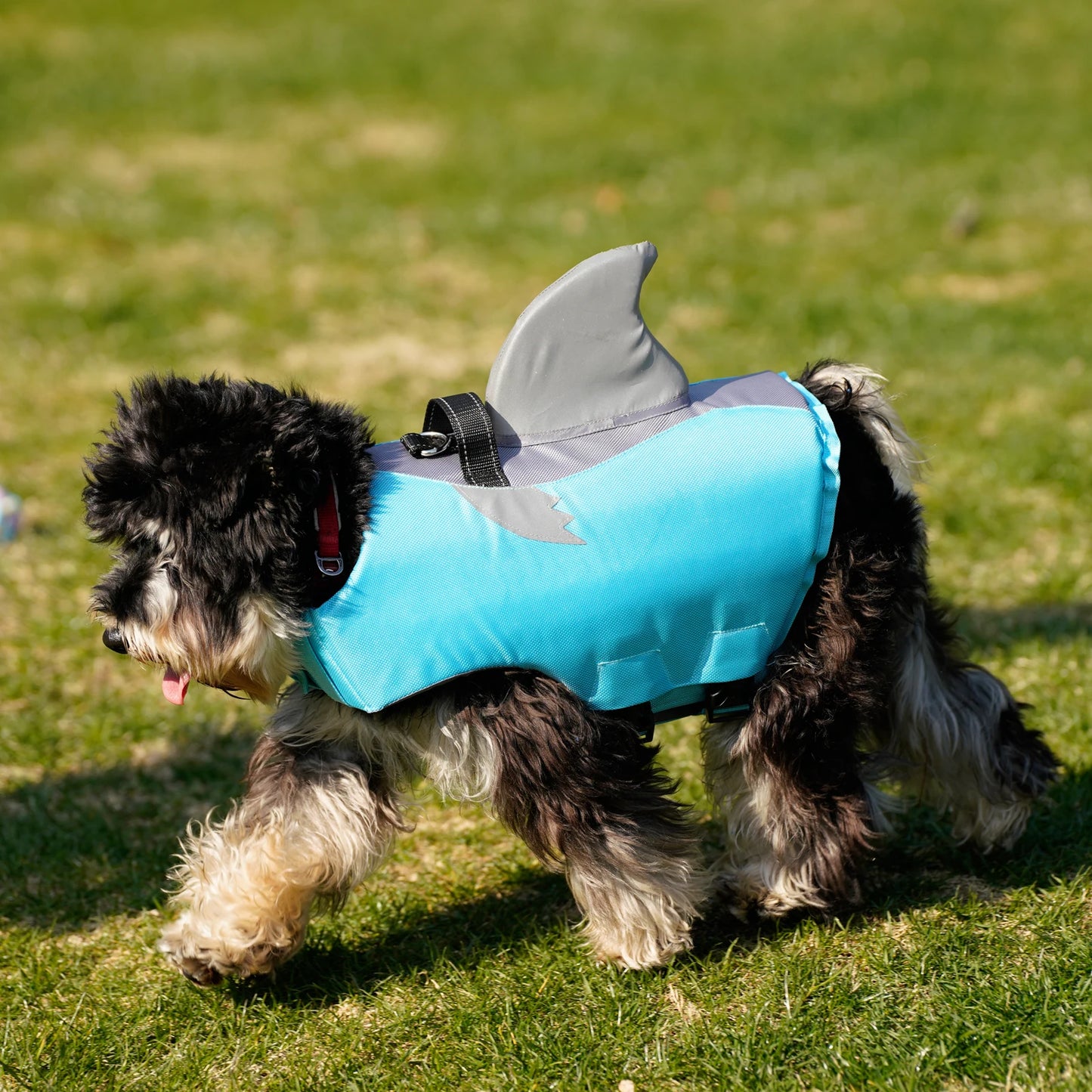 Dog Life Jacket High Buoyancy Dog Safety Vest with Rescue Handle for Small Medium Large Dogs Reflective Swim Vest