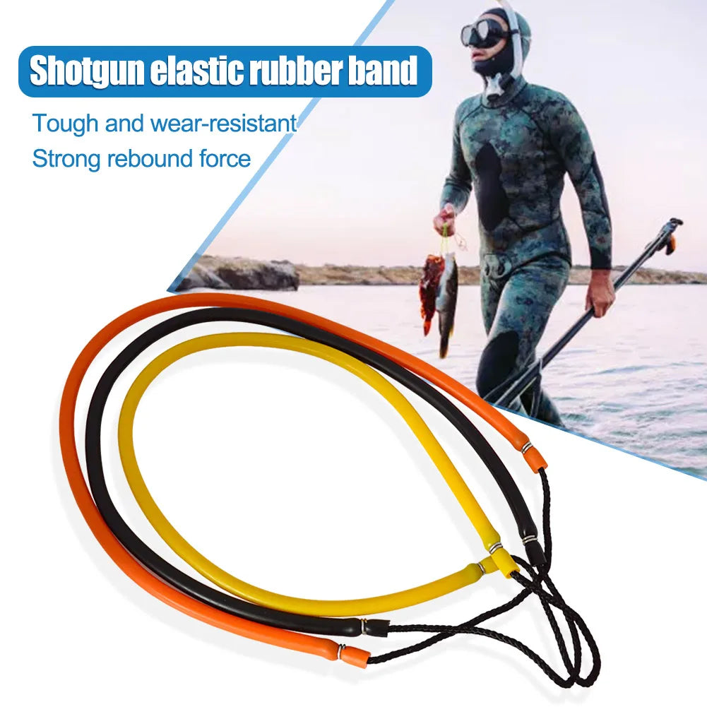 Speargun Rubber Bands 5x10MM Rubber Fishing Hand Spearing Equipment Speargun Pole Spear Sling for Harpoon Spearfishing Diving