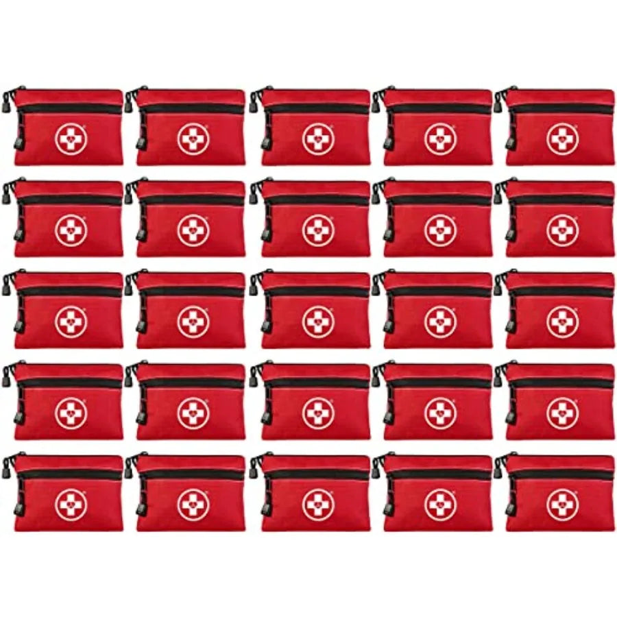 2-in-1 First Aid Kit for Car, Travel & Home, Businesses - Bonus Mini Kit for Medical Emergency Aid, Survival, Camping - 64 Piece