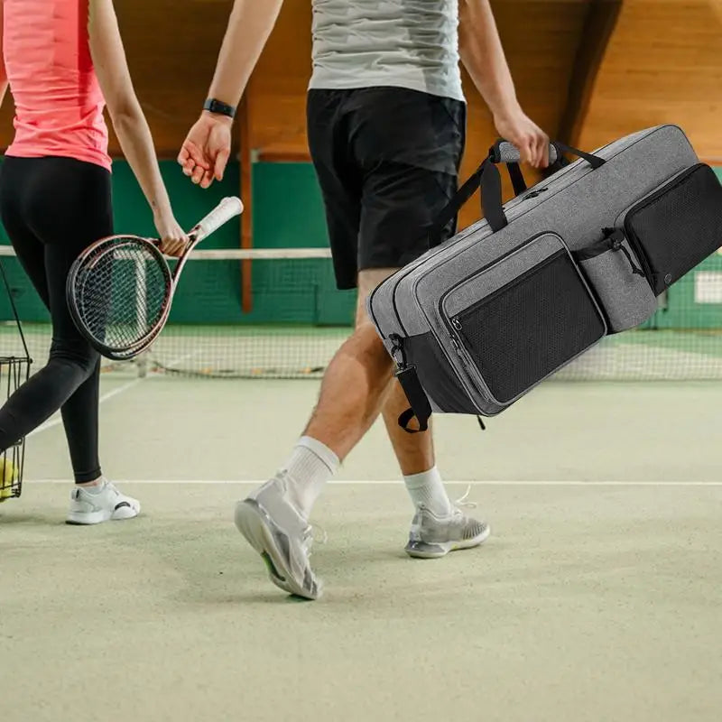 Tennis Bag Tennis Tote Shoulder Bag Raquet Carrier For Balls Pickleball-Paddles Badminton Rackets Large Tennis Gift Bags