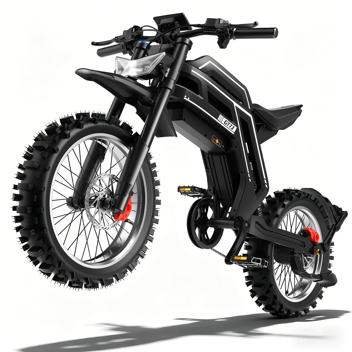 22.5x3.5 Inch Fat Tire Electric Bike 3000W High Power Adult Off Road Mountain Ebike Max 70KM/H 58V 30Ah Removable Battery All Terrain Snow Motor