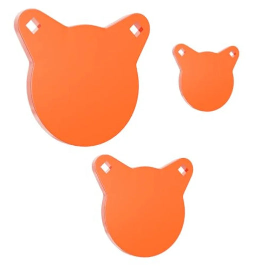 AR500 Steel Targets for Shooting 1 2'' or 3 8'' Thick Silhouette Gong Combo Metal Targets for Shooting Laser Cut Steel Target w