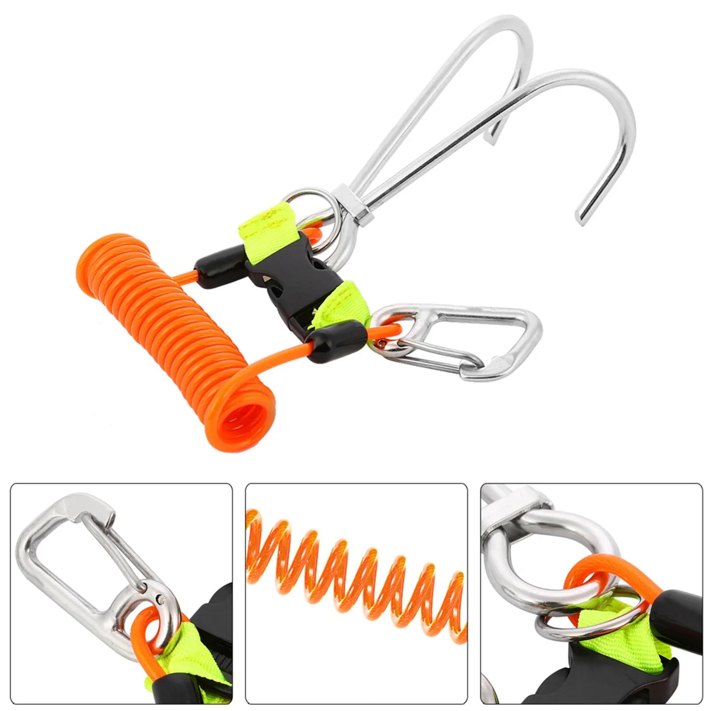 ZK30 KEEP DIVING Stainless Steel Reef Hook Diving Safety Accessories