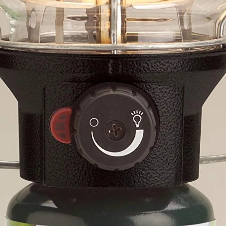 Northstar 1500 Lumens Gas Lantern with Matchless Lighting Folding Propane Lantern with Mantles and Globe for Camping Power Outa