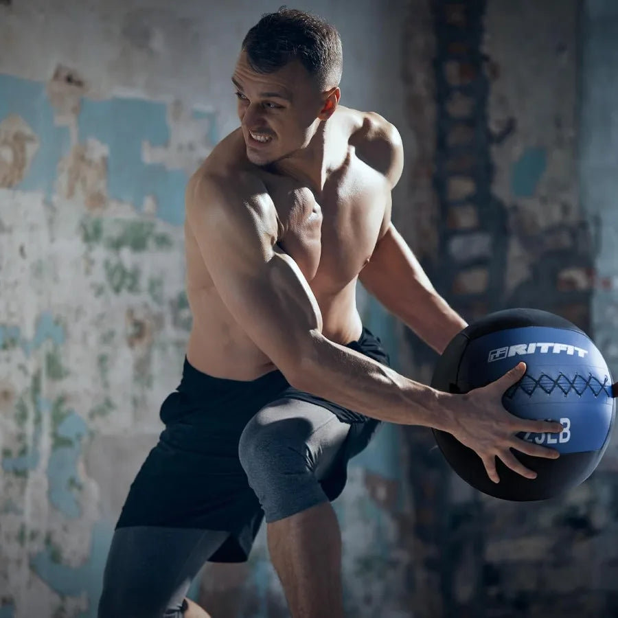 Medicine Ball, Weight Ball, Soft Medicine Ball, Wall Medicine Ball for Exercise and Conditioning Workouts, Fitness Gym Equipment