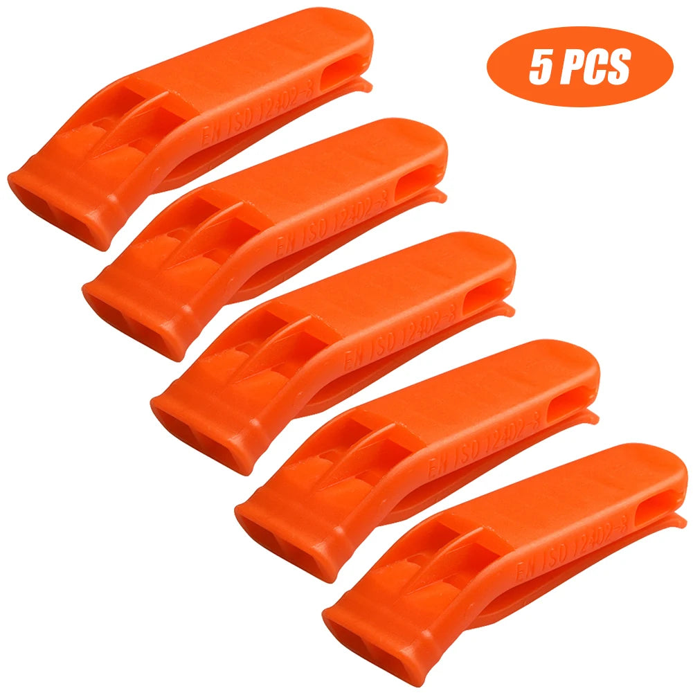 1-100PCS Outdoor Survival Whistle Camping Hiking Rescue Emergency Whistle Diving Football Basketball Match Whistle