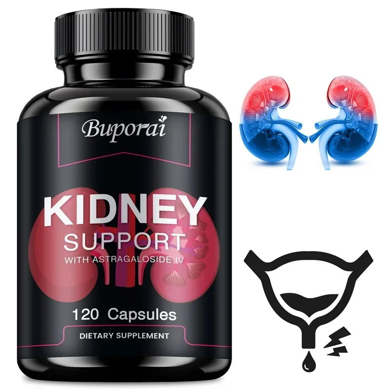 Kidney Support - Helps Promote Kidney Cleansing and Detoxification, Improve Urinary Tract Health - 120 Capsules