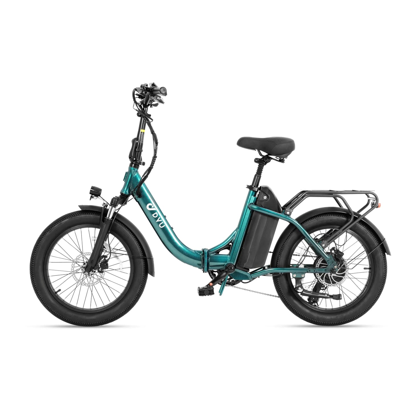 DYU C9 Adult Electric Bicycle, 20 Fat Tire Electric Bike electric bike  48V 15.6AH E-bike, 250W motor city ebike