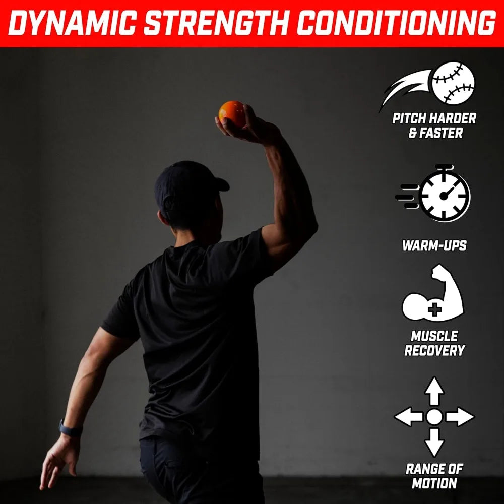 Weighted Plyo Ball Set for Baseball Softball Training Six Pack Pro or Elite