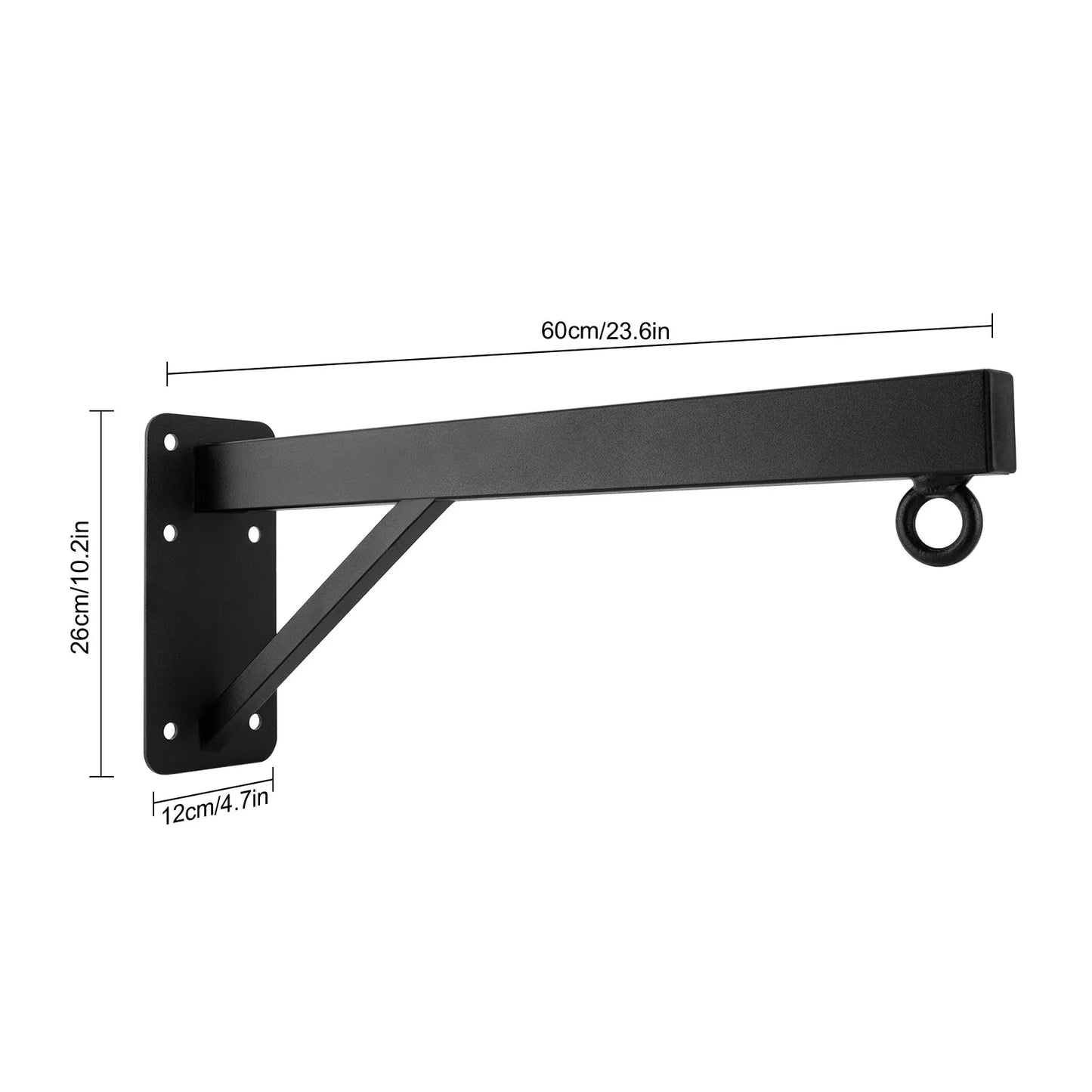 Heavy Punching Bag Wall Mount Hanger - Heavy Duty Boxing Bag Mounting Bracket for Home Gym Fitness Training