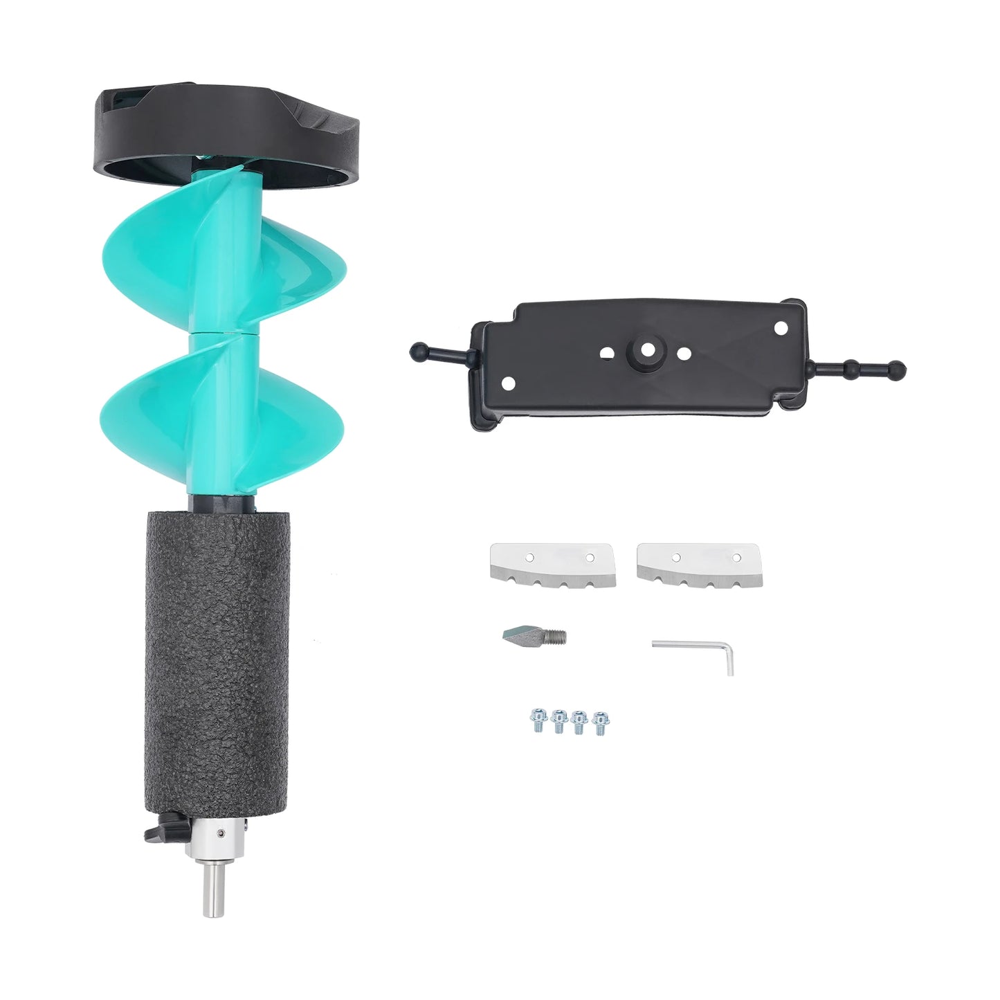 19.29in Ice Drill Auger Nylon Ice Fishing Auger Replacement Part Ice Fishing Auger Outdoor Tool