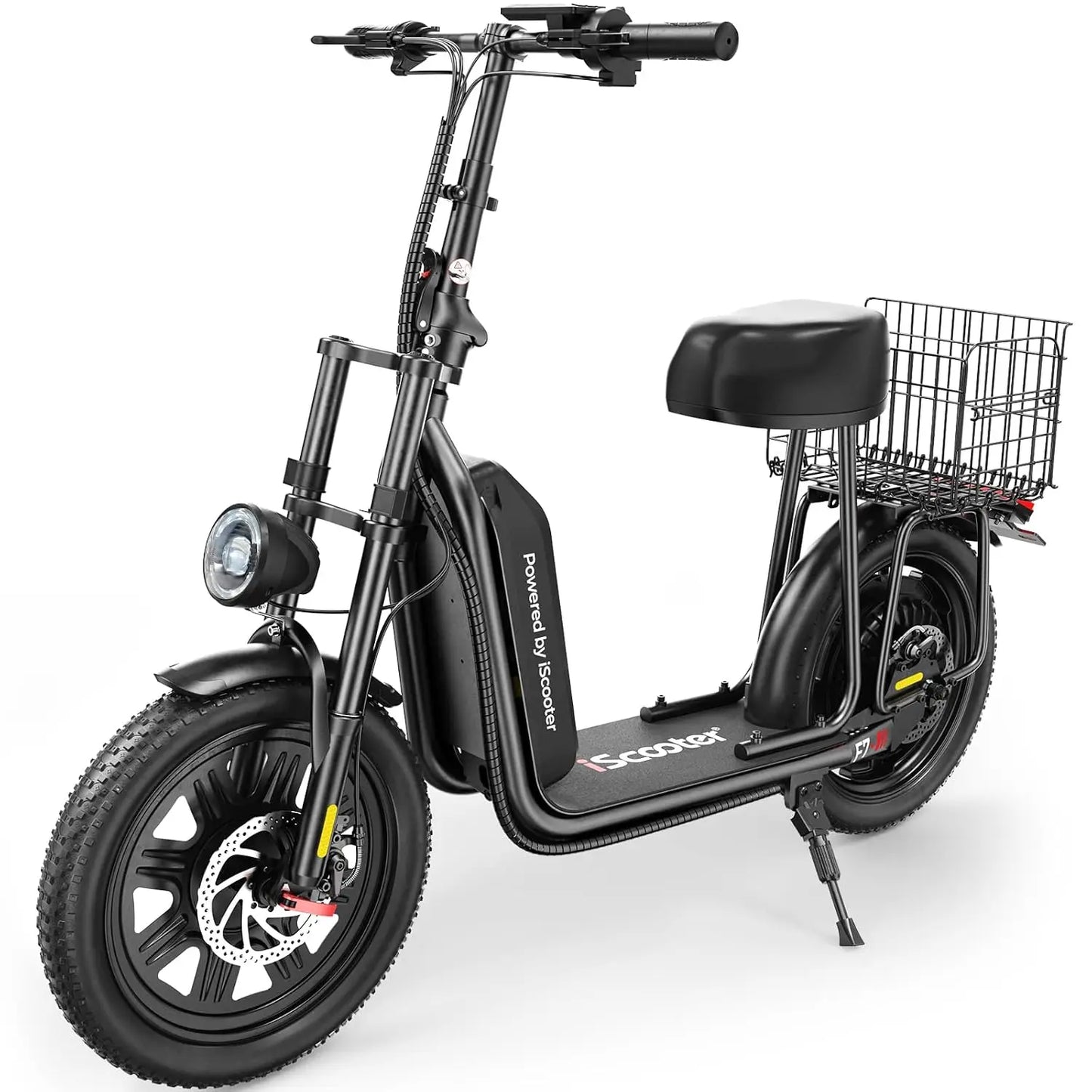 F7 Electric Scooter Adults, 1000W Powerful Motor, 28 MPH Top Speed & 45 Miles Range, 16'' Fat Tire Scooter for, Customized