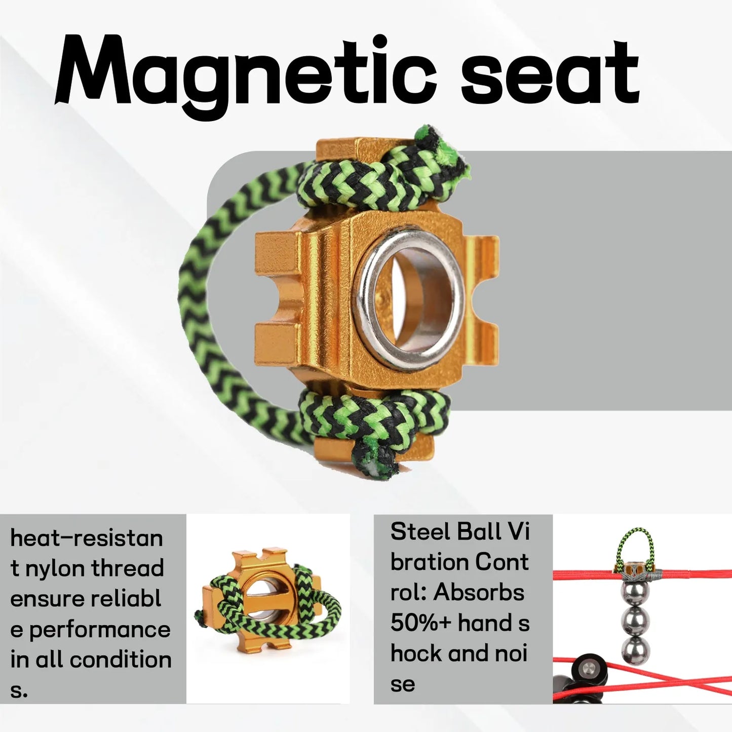 Dual-use Aluminum Alloy Magnetic Seat Arrow and Steel Ball for Compound Bow Outdoor Shooting Hunting Target Sports