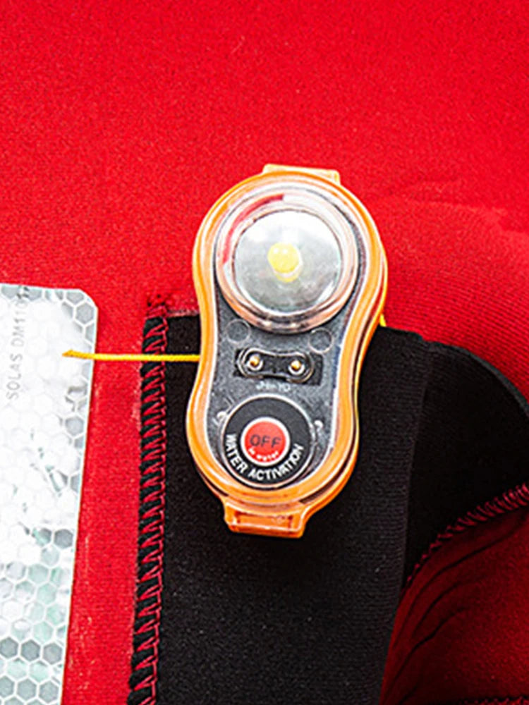 LED Life Jacket Light Energy-Efficient Waterproof Easy Operation Autonomous Switch Lightweight Portable for Swimming Sea Fishing