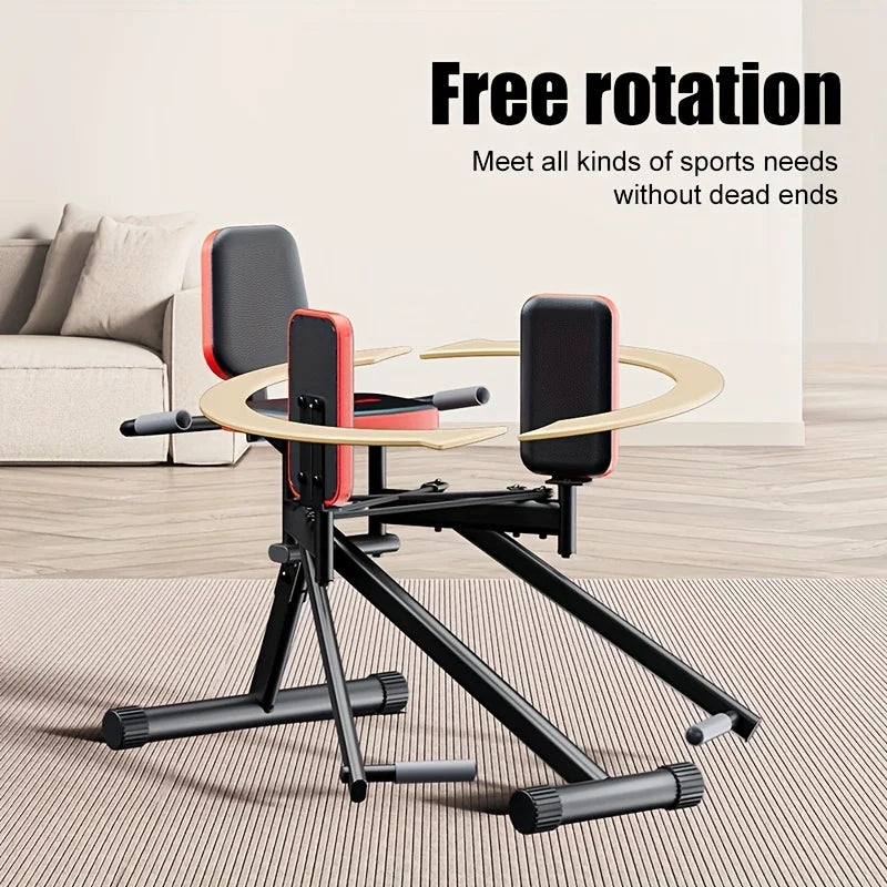 Home Gym Glute Abduction Machine - A Leg and Thigh Exercise equipment for Shaping the Outer Thighs. Adjustable Resistance, Suitable for Female Glute Exercises. Leg Abduction Machine, Glute Exercise Device. Comes with 2 Resist