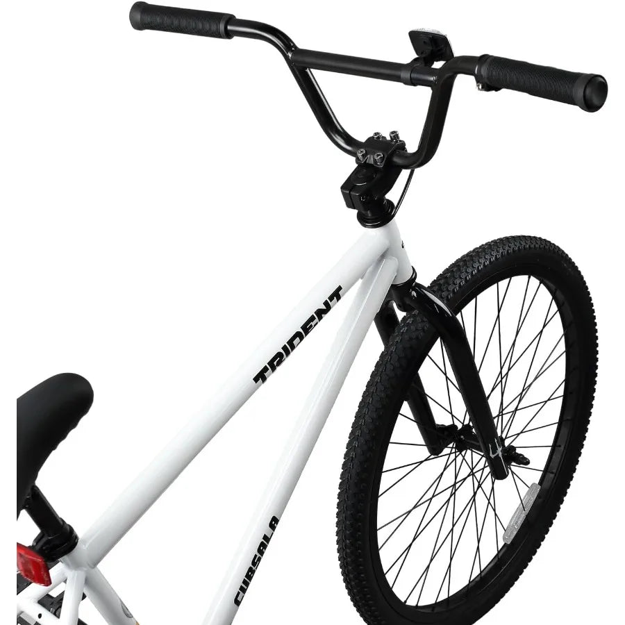 20 24 BMX Race Bike Trident Bicycles Beginner-Level to Advanced Riders with 2 Pegs, Multiple Colors