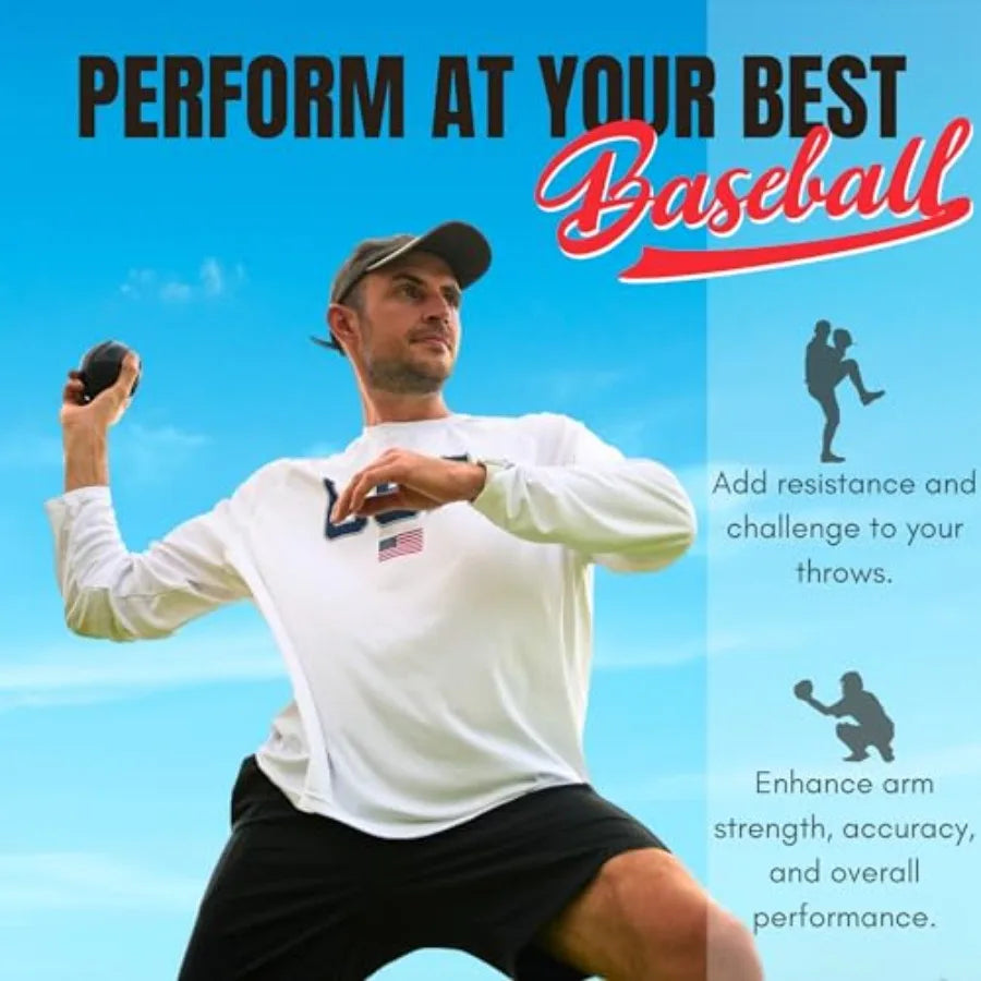 Plyometric Weighted Baseballs 6 Pack 32 21 14 7 5 and 3.5oz Plyo Balls Weighted Baseballs for Hitting and Pitching Softball and