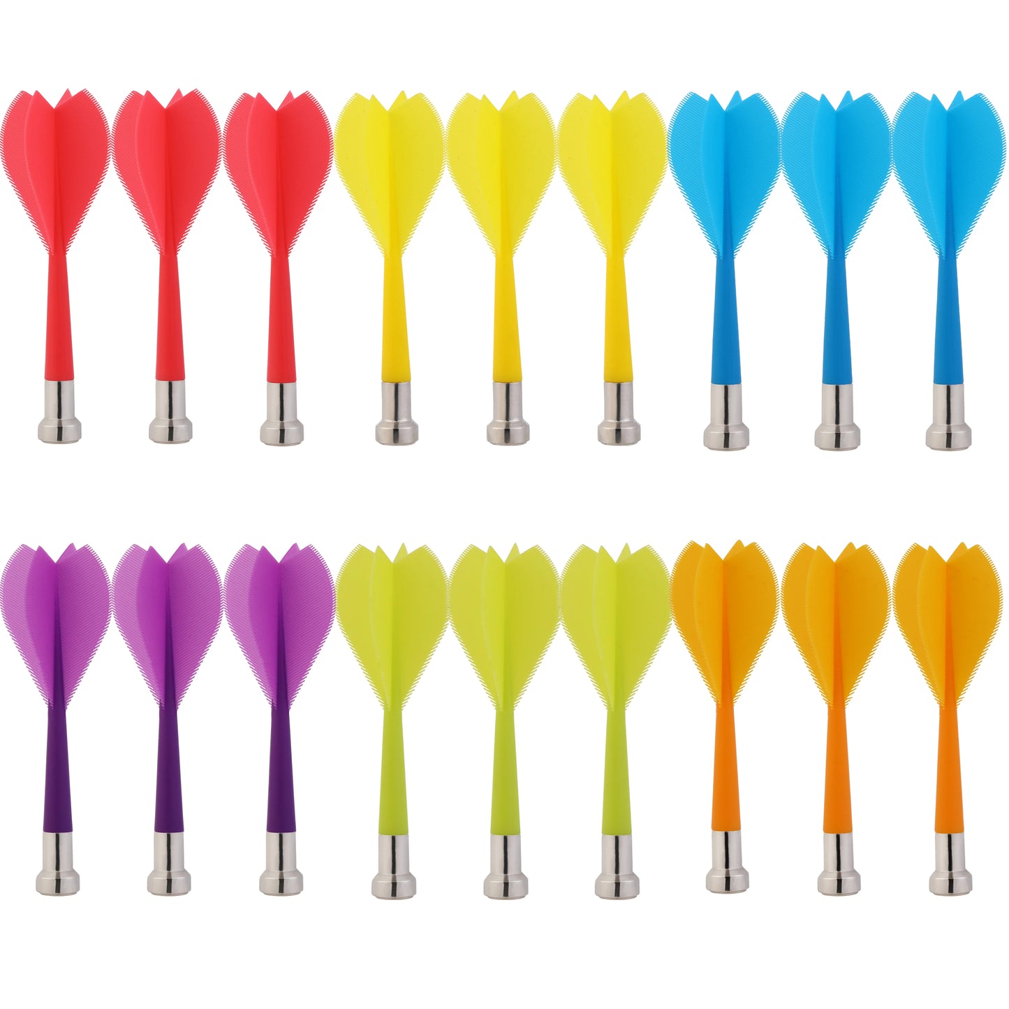 Huanqu 18-Piece Magnetic Dart Set, 6 Colors, Safe Magnetic Darts, Adult Home Magnetic Dart Board Accessories, Indoor Party Office Bar Games