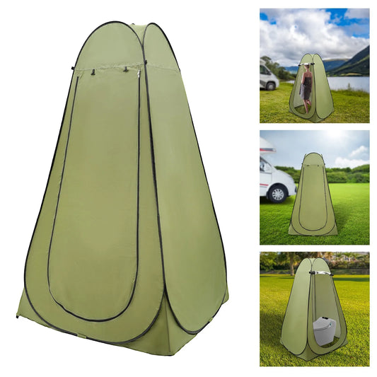 Shower Tent Outdoor Camping Privacy Shelter Portable Toilet Tent for Hiking with Spacious Interior and Waterproof Design