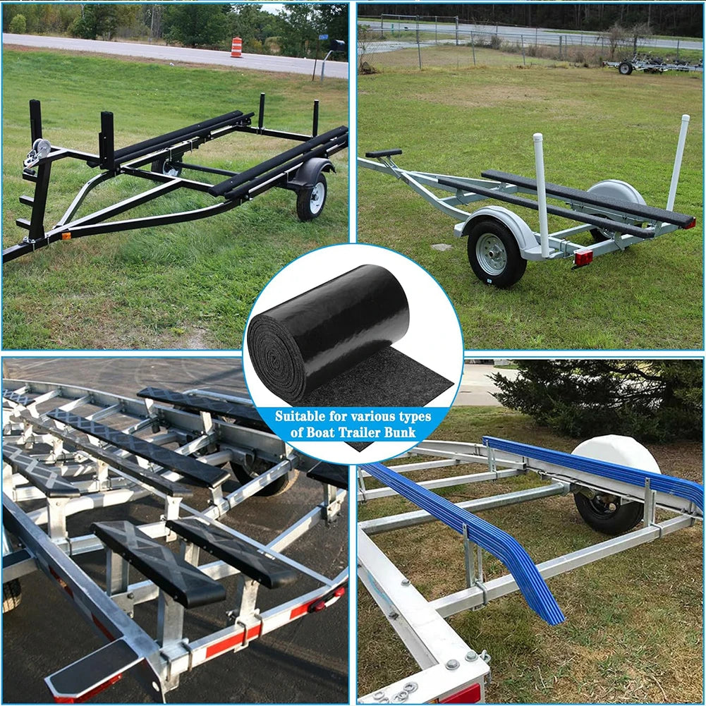Marine Bunk Boat Protective Felt Carpet Bunk Padding Carpet Boat Bunk Board Carpet for Boat Trailers Jet Ski Ramp Garage Dock