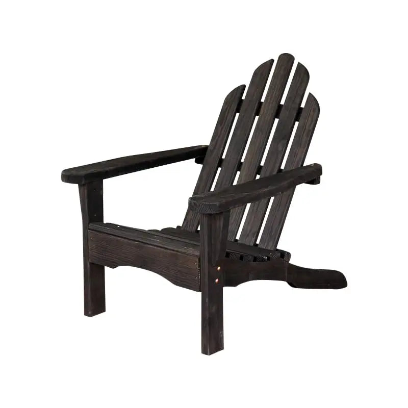 Dark Walnut Heavy Duty Adirondack Chair - Authentic Amish Craftmanship from Treated Pine Outdoor Chair Made in, Customized