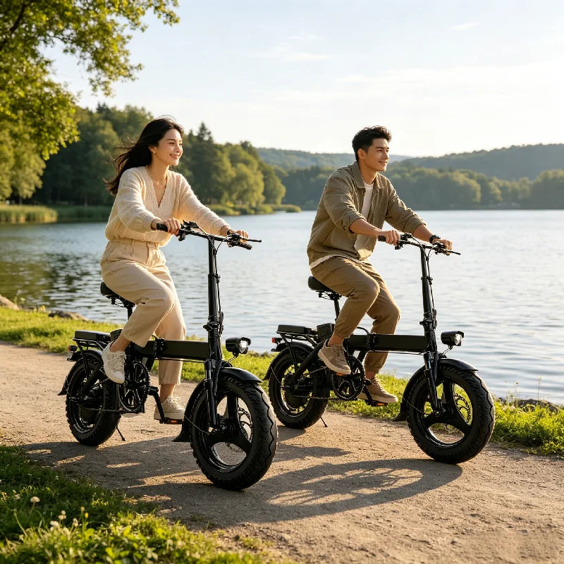 Adult Electric Bike for Household Daily Use, UL2849 Safety Certified, Adjustable Seat & Front Brake, Factory Original, US Warehouse Shipping