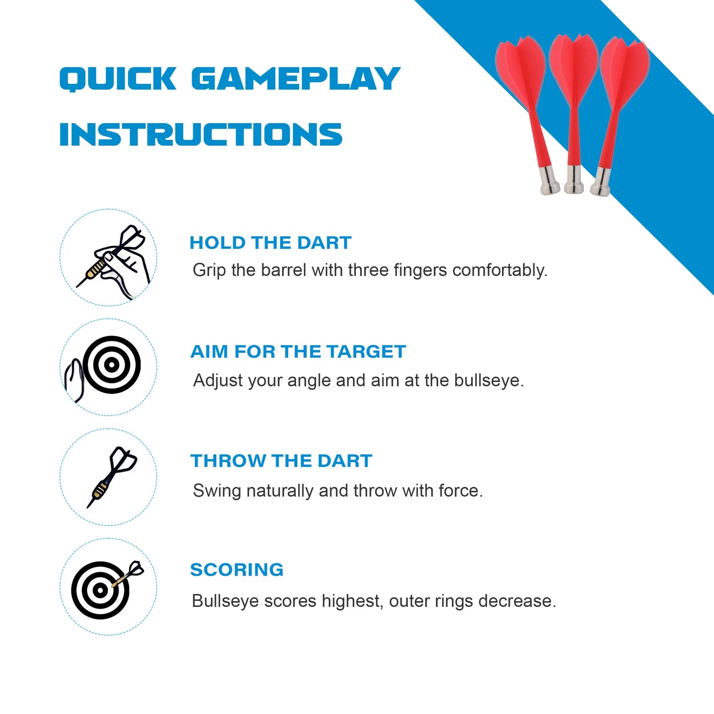 Huanqu 18-Piece Magnetic Dart Set, 6 Colors, Safe Magnetic Darts, Adult Home Magnetic Dart Board Accessories, Indoor Party Office Bar Games