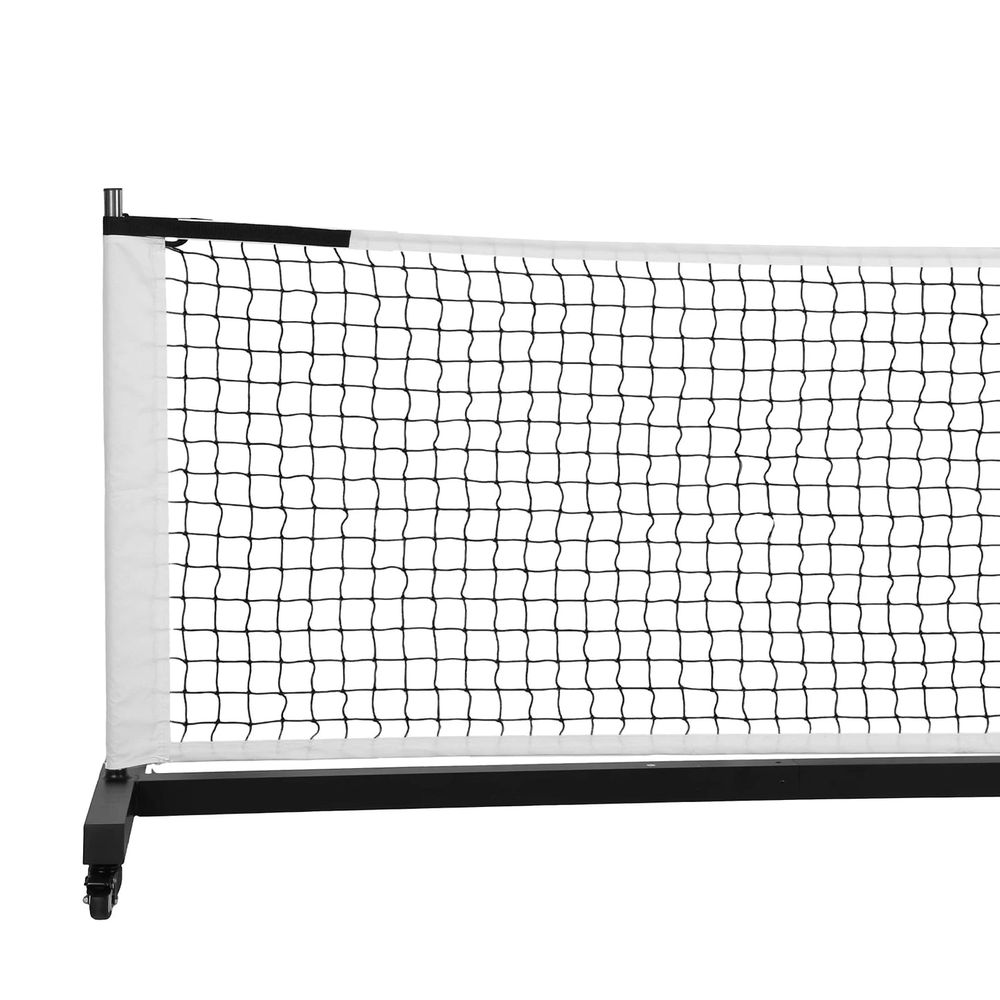 Professional Pickle Ball Game Net Stand with Wheels Easy Setup Pickleball Net 22Ft Lightweight for Tennis Driveway Backyard