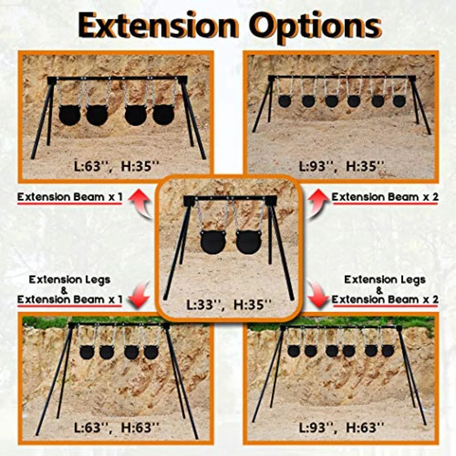 Durable Steel Target Stand Designed for AR500 Shooting Targets with HeavyDuty Construction and Stable Base for Outdoor Range Us