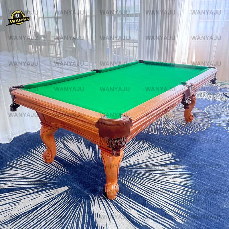 Premium Custom-Made Slate Carving Pool Tables 7FT 8FT 9FT American Style Claw Billiard Table for Sale
