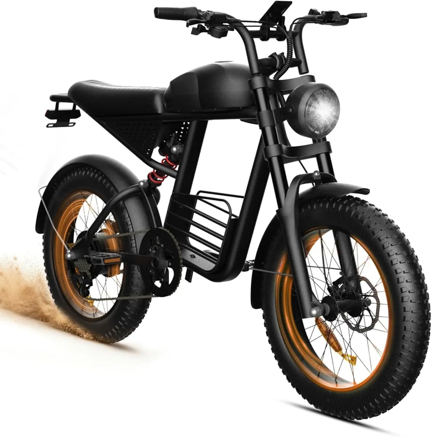 Electric Bike for Adults with Peak 1600W Peak Motor,Max Speed 35MPH,Up to 60Miles,Moped ebikes with 18.9AH Battery,20", Custom