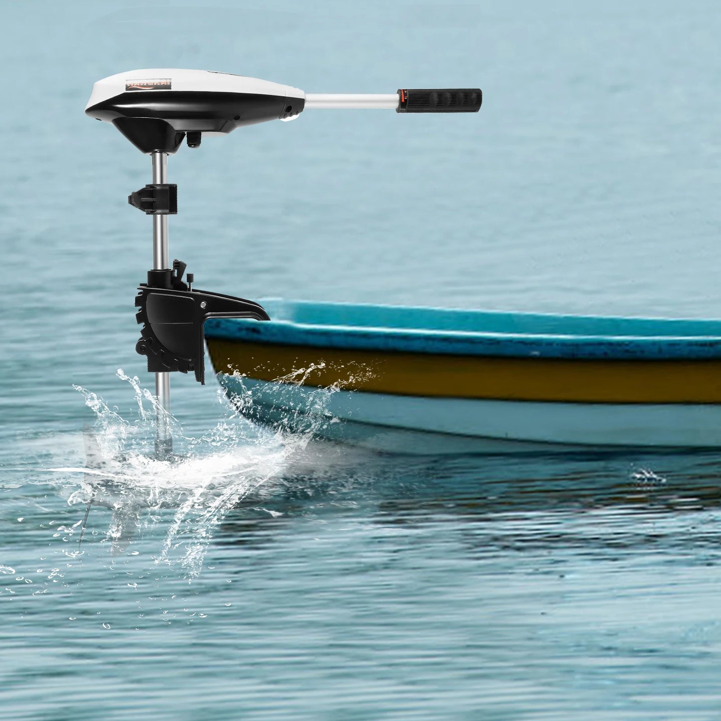 660W 12V Electric Outboard Engine 600kg Load Capacity with 3 Propeller Blades Applicable for 2-4m Length Ship