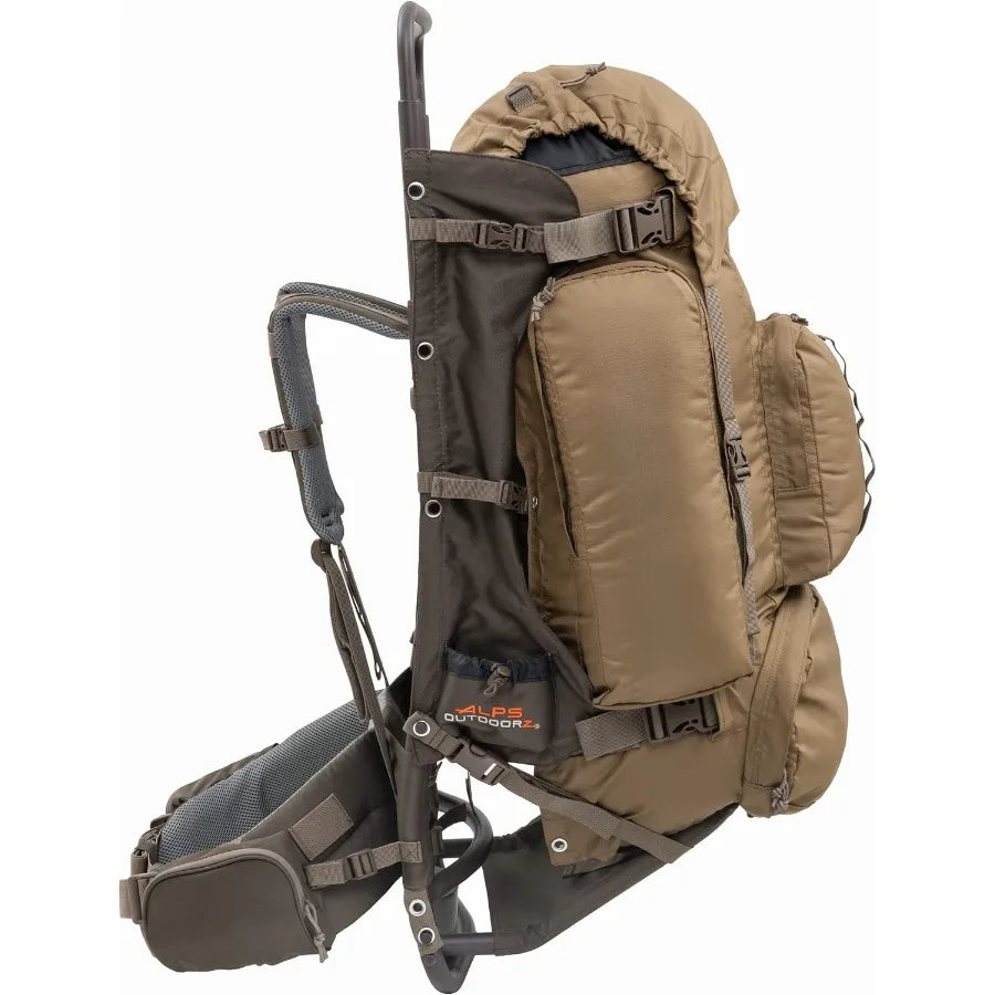Commander + Pack Bag 5250 in Hunting Backpack with Freighter Frame Rifle Holder Spotting Scope Pocket Ripstop Fab