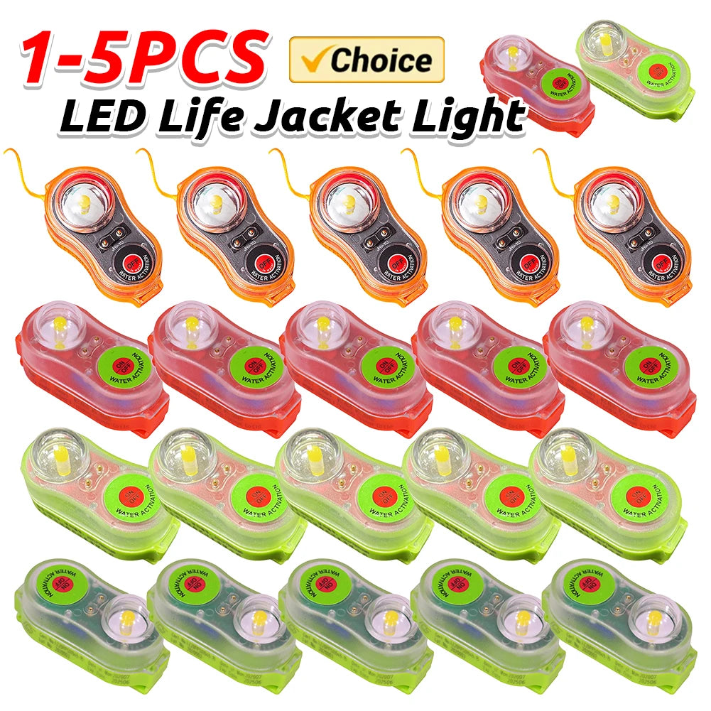 Automatic Survivor Locator Light Energy-Efficient Emergency Signal Lamp Waterproof Life Saving Warning Lamp Outdoor Accessories