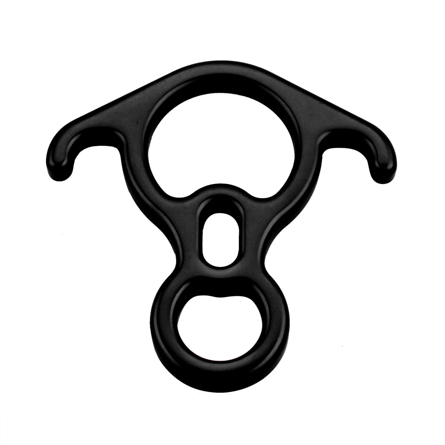 50KN 5000KG Ox Horn 8-Shaped Ring Carabiner Strength Al Alloy Climbing Descender For Rock Climbing Peak Rescue Climbing Parts