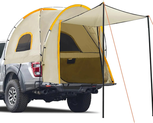 Waterproof Truck Tent with Awning for 5.5-6.3 FT Bed - Camping & Outdoor Travel Accessory