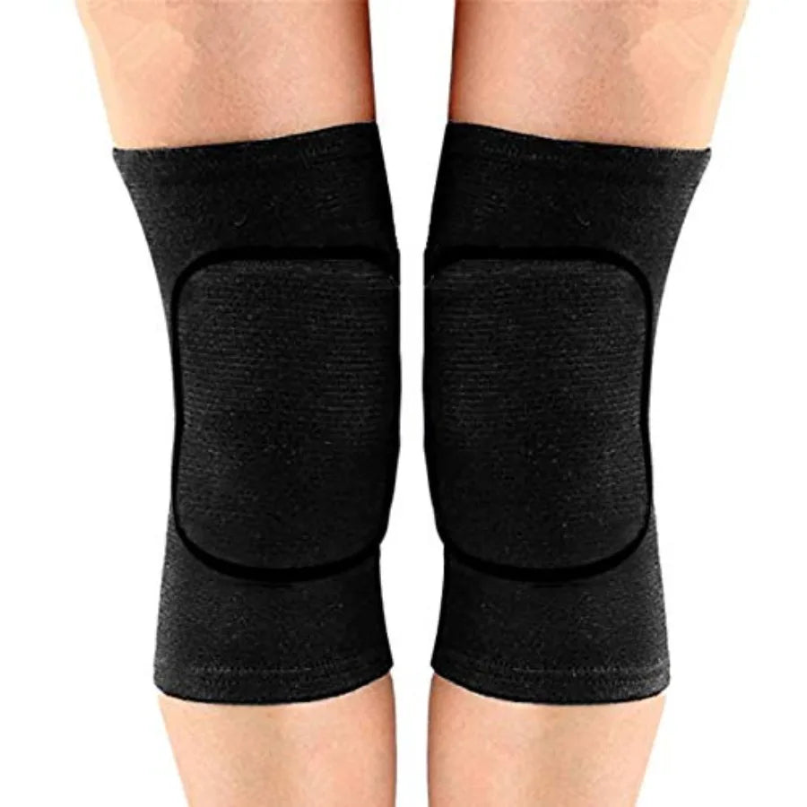 Knee Pad, Anti-Slip Padded Sponge Knee Brace Breathable Flexible Elastic Knee Support for Football Volleyball Dance Skating Bas
