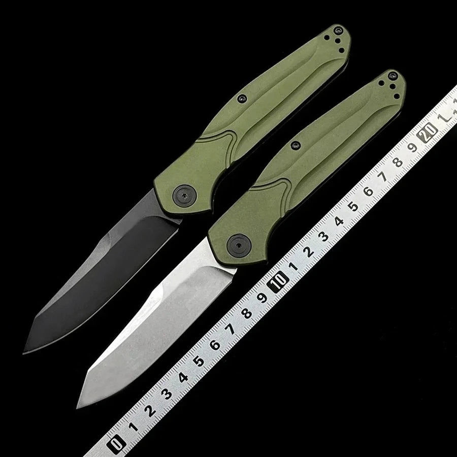 BM 9400 Portable Folding Knife D2 Steel Blade Aluminum Alloy Handle Outdoor Camping Survival EDC Hiking Practical Cutting Knife
