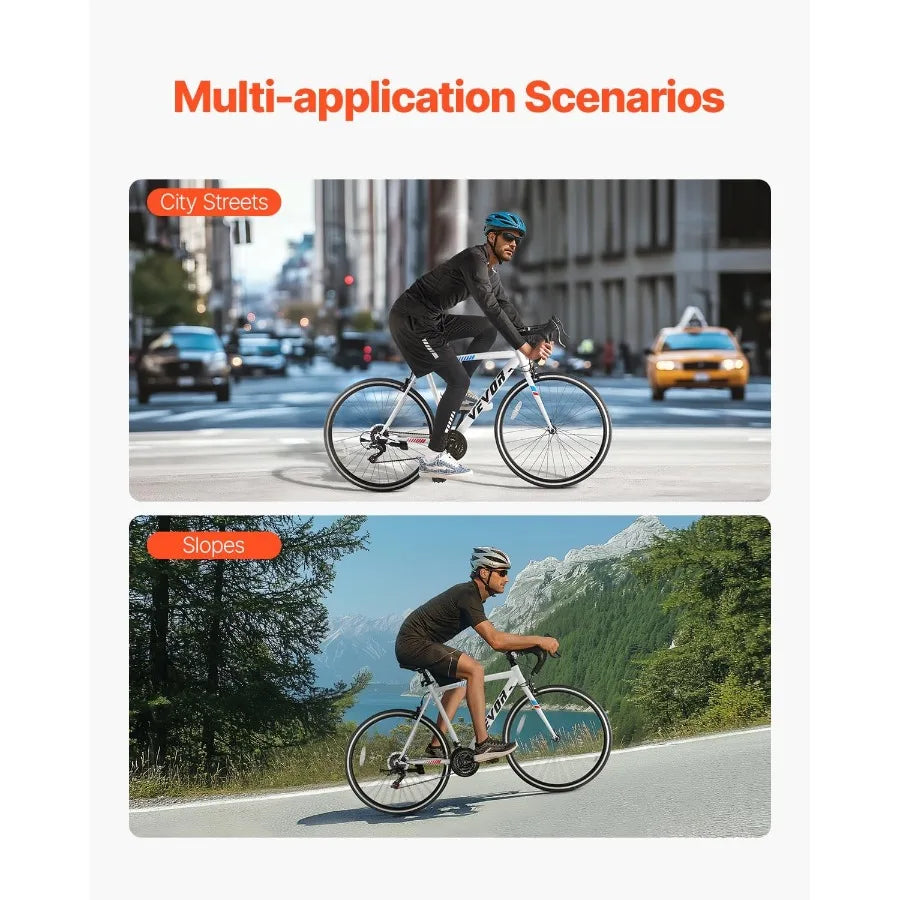 700C Road Bike Wheels with Shimano Drivetrain for Urban Commuting and Sport Cycling Drop Bar Design Ideal for City Rides and Fi