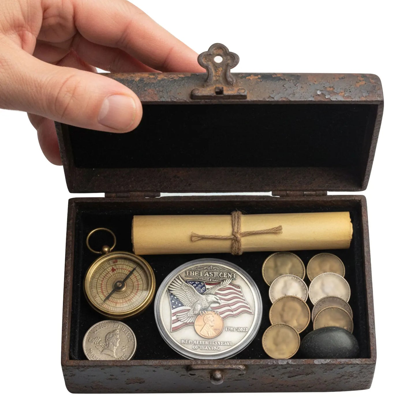 Final Cent Memorial Coin Last Lincoln Penny Tribute Token for Collectors (1pc)